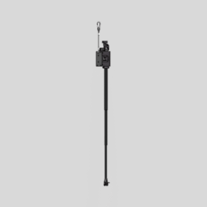 Telescopic torque reaction arm with adjustable working reach